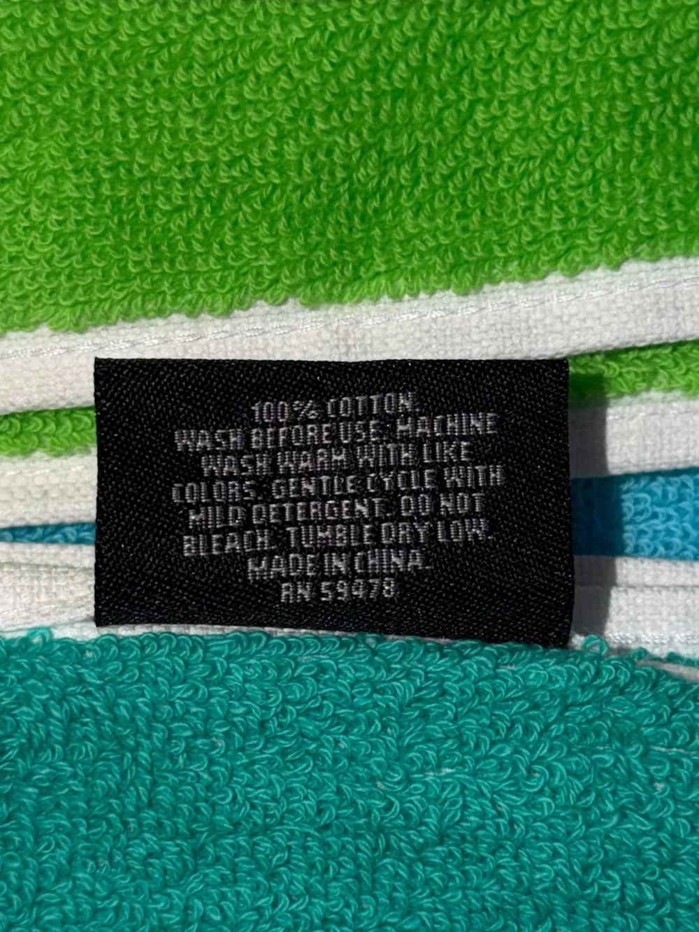 Rachel Zoe Rainbow Stripes Fringed Oversized Beach Pool Resort Vacation Towel